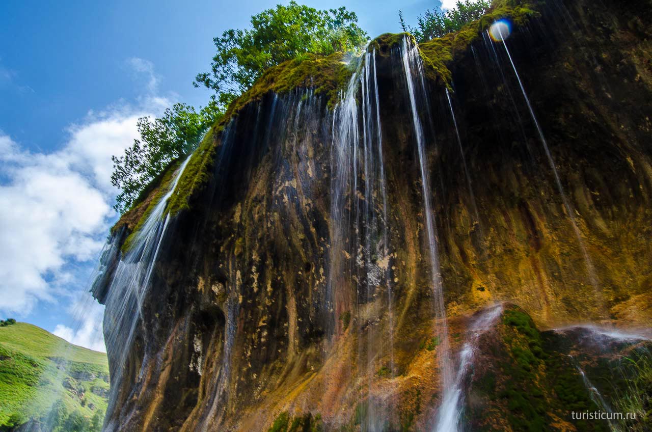 Царские водопады Гедмишх, озера Шадхурей, Кабардино-Балкария