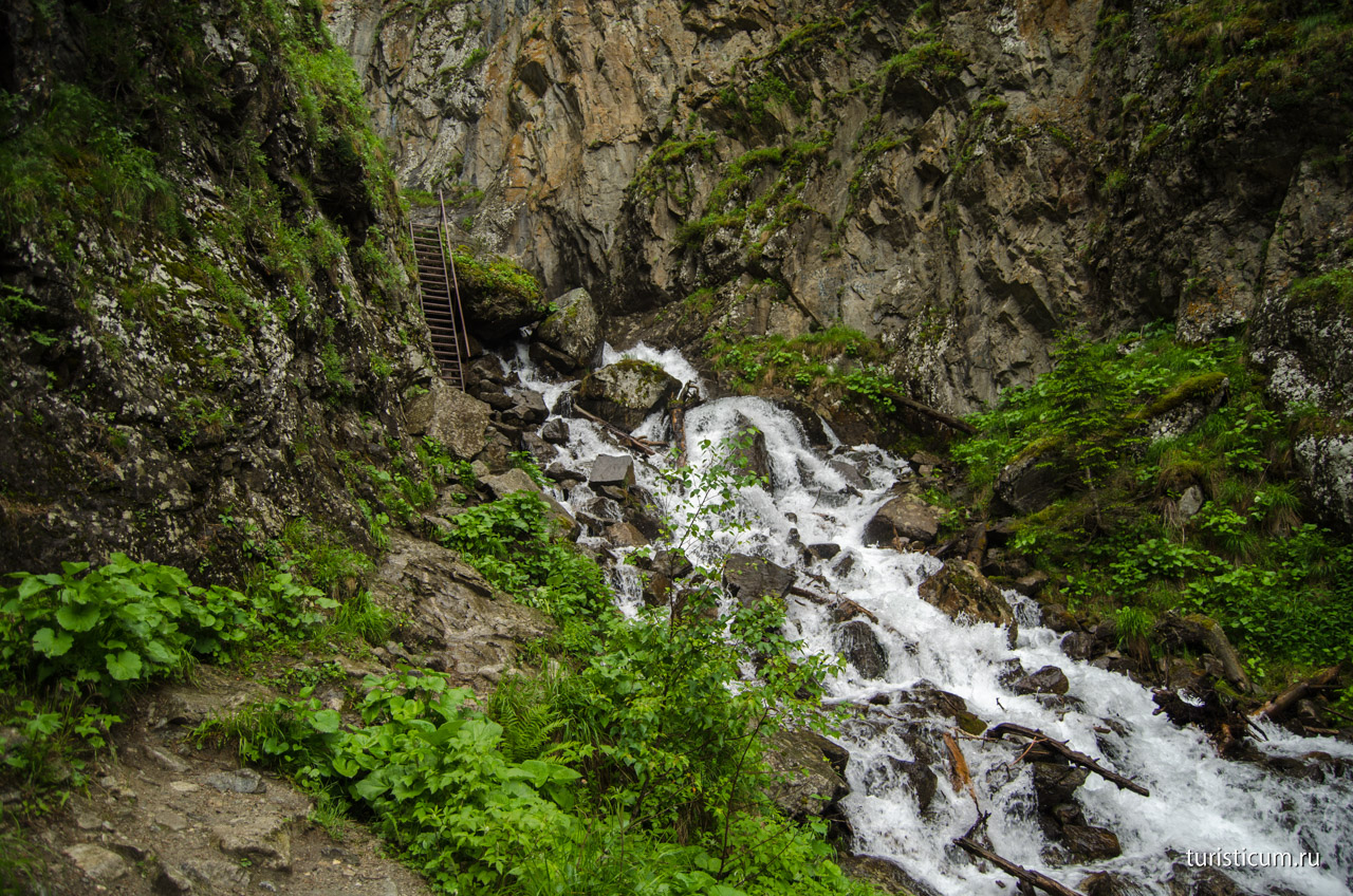Водопад — Тебердинский заповедник